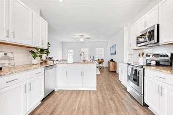Modern white cabinetry
